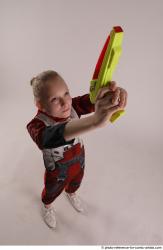 DENISA PILOT STANDING POSE WITH GUN 4